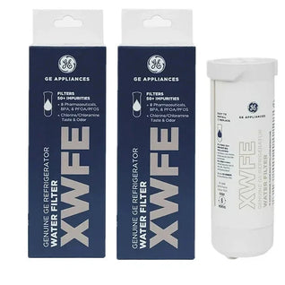 GE XWFE Refrigerator Water Filter with Smart Chip, Certified to Reduce Lead & Pharmaceuticals
